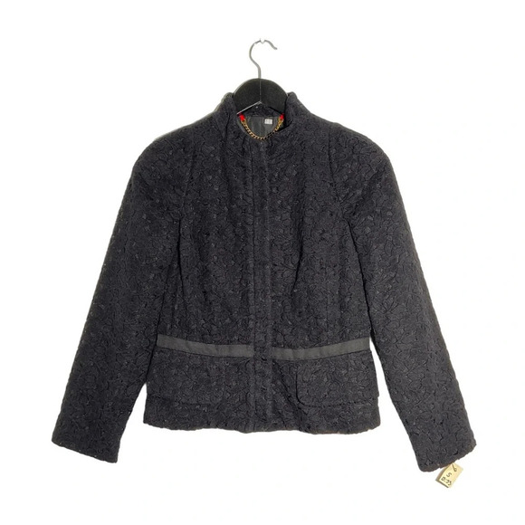Marc by Marc Jacobs Floral Lace Crochet Bomber Jacket - Picture 1 of 6